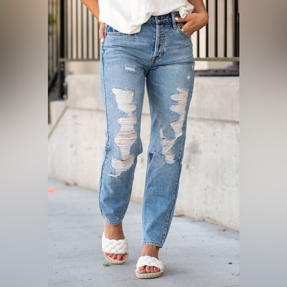 Hidden Women's Distressed Blue Jeans Size 26